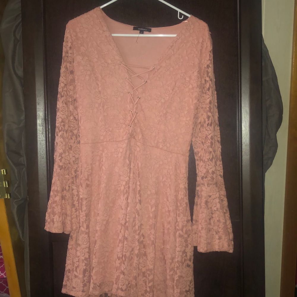 Lace floral dress